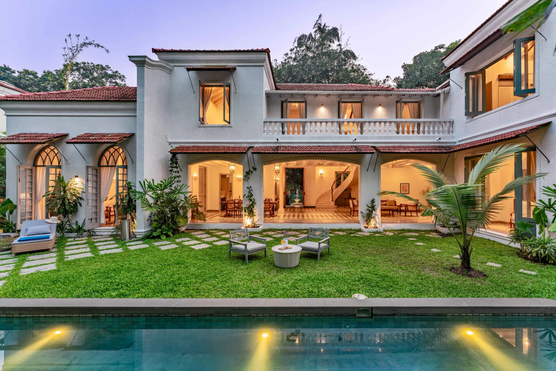 Villa Lluvia — Stand Alone Villa — 5BHK Private Pool Mansion in Siolim, Goa - Siolim, Goa